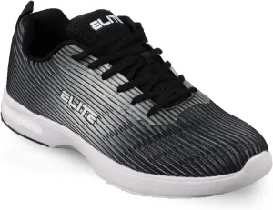 ELITE Men's Wave Bowling Shoes - Lightweight, Breathable Knitted Uppers, Universal Soles