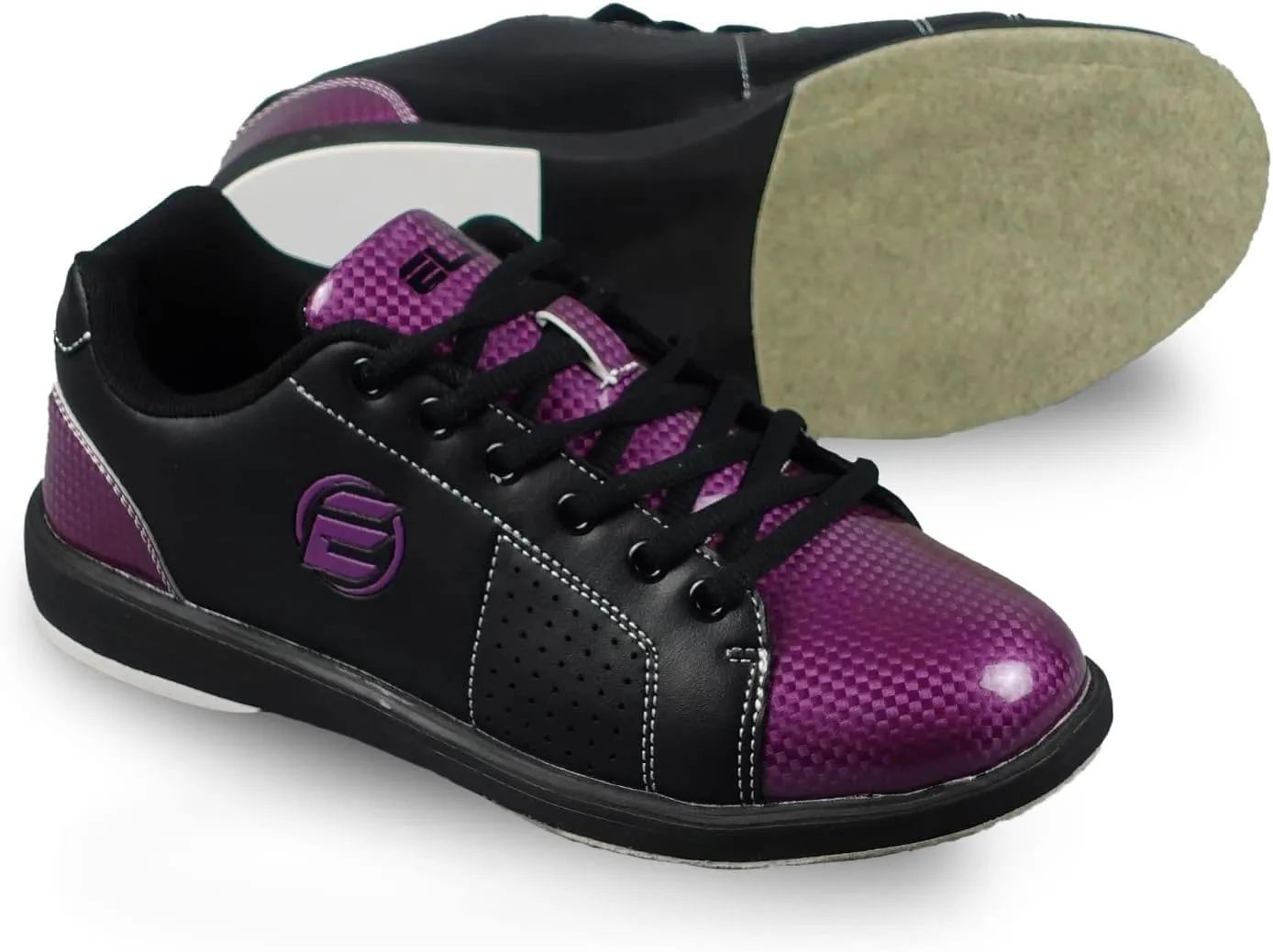 ELITE Women's Classic Bowling Shoes - Lightweight, Vibrant with Universal Slide Soles