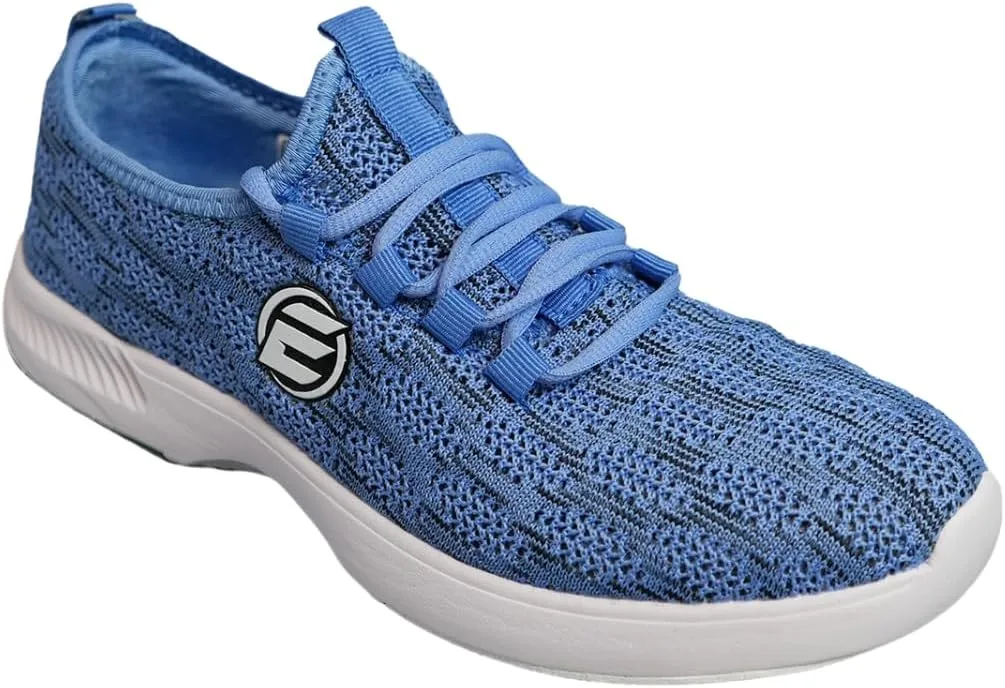 ELITE Women's Kona Slip-On Bowling Shoes - Lightweight Athletic, Breathable Knit, Universal Soles