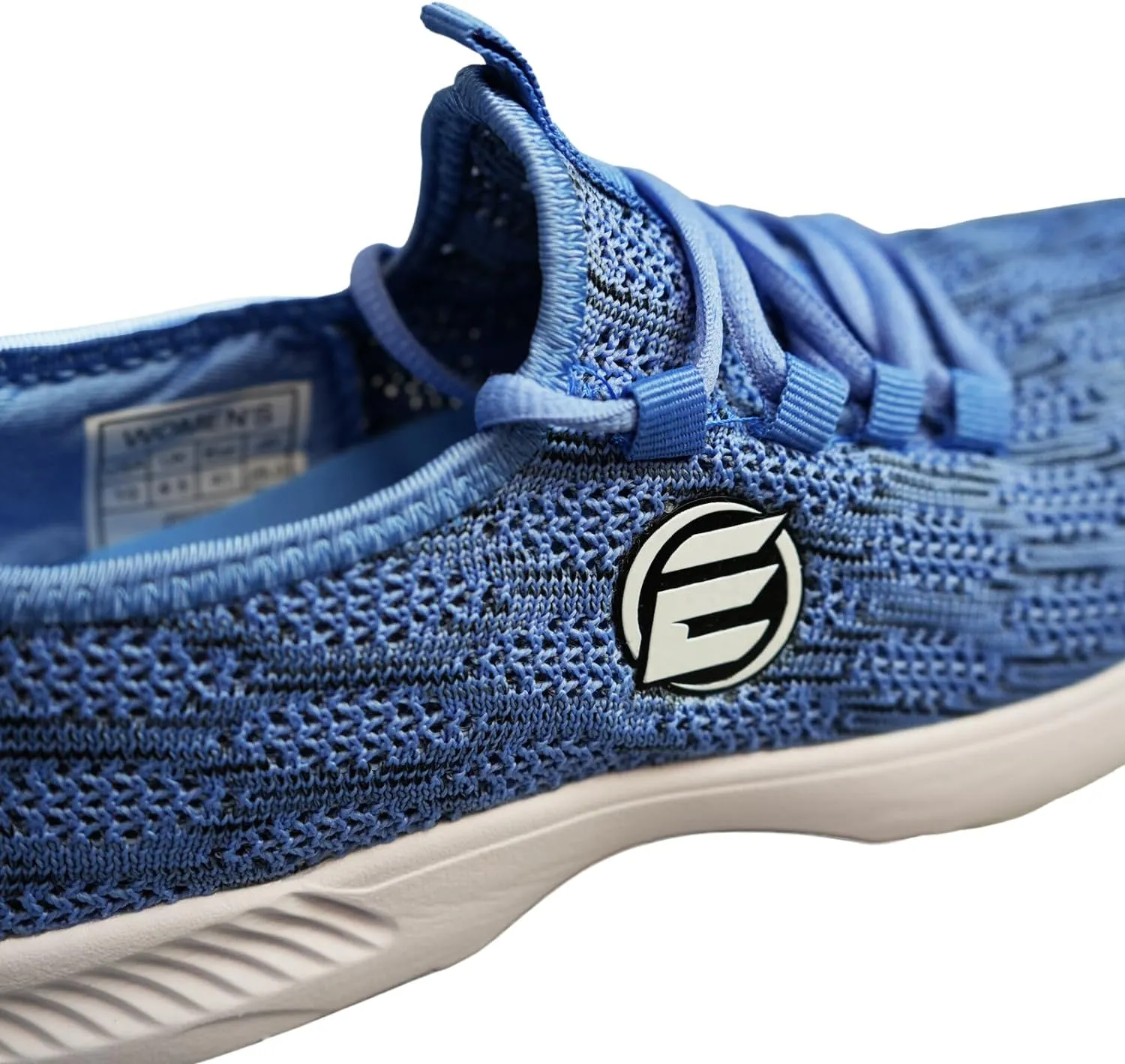 ELITE Women's Kona Slip-On Bowling Shoes - Lightweight Athletic, Breathable Knit, Universal Soles