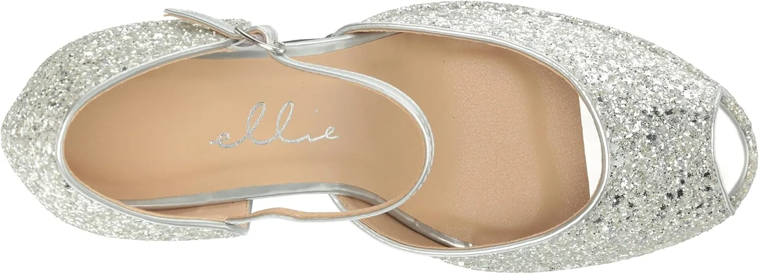 Ellie Shoes Women's Glitter Sandal