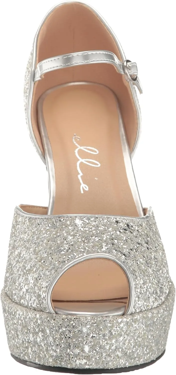 Ellie Shoes Women's Glitter Sandal