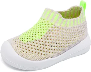 Engtoy Baby Shoes Boys Girls Walking Shoes Infant Lightweight Breathable Mesh Shoes Baby Sock Shoes Non-Slip Shoes with Soft Rubber Sole Sneaker