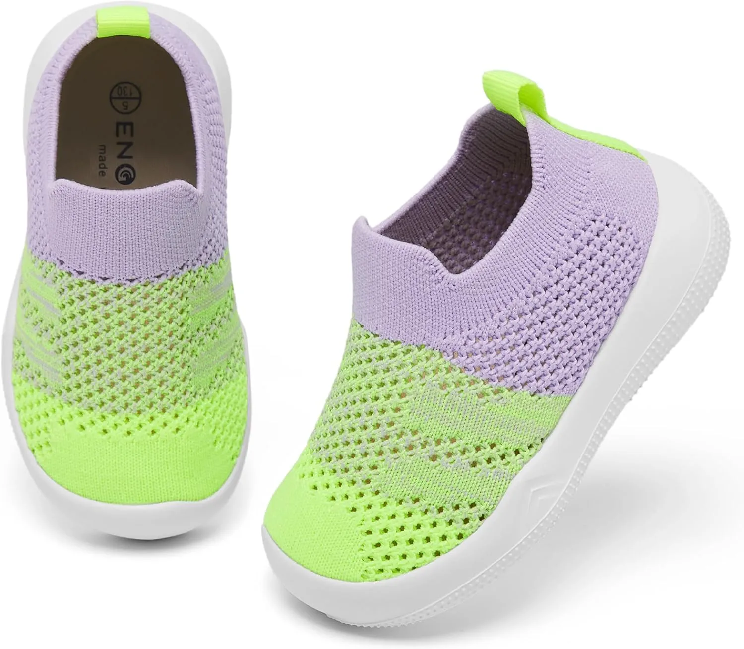 Engtoy Baby Shoes Boys Girls Walking Shoes Infant Lightweight Breathable Mesh Shoes Baby Sock Shoes Non-Slip Shoes with Soft Rubber Sole Sneaker