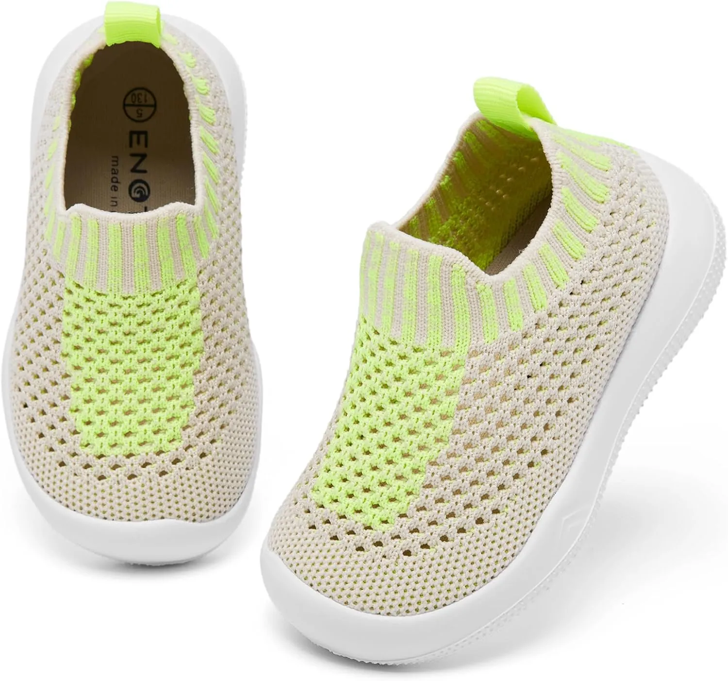 Engtoy Baby Shoes Boys Girls Walking Shoes Infant Lightweight Breathable Mesh Shoes Baby Sock Shoes Non-Slip Shoes with Soft Rubber Sole Sneaker