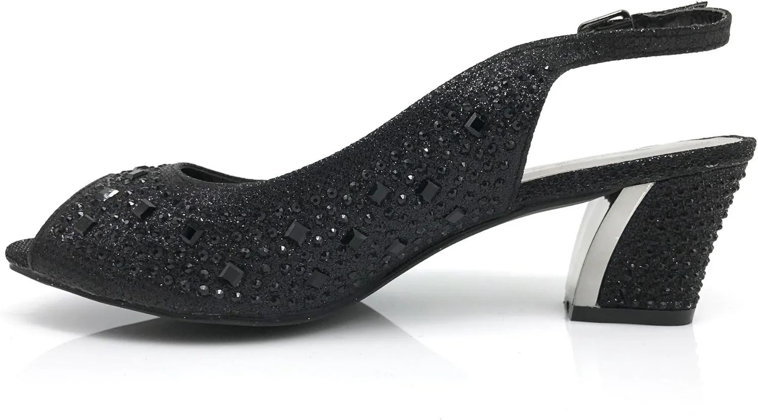Enzo Romeo Lime01 Womens Open Toe Low Heel Wedding Rhinestone Wedge Sandal Shoes