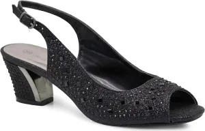 Enzo Romeo Lime01 Womens Open Toe Low Heel Wedding Rhinestone Wedge Sandal Shoes