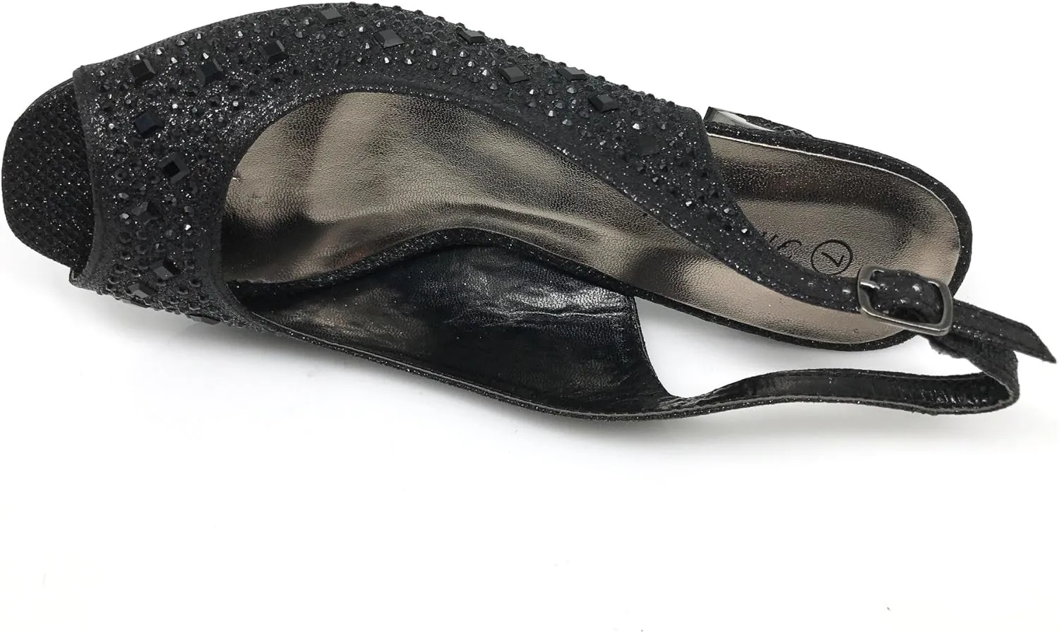 Enzo Romeo Lime01 Womens Open Toe Low Heel Wedding Rhinestone Wedge Sandal Shoes