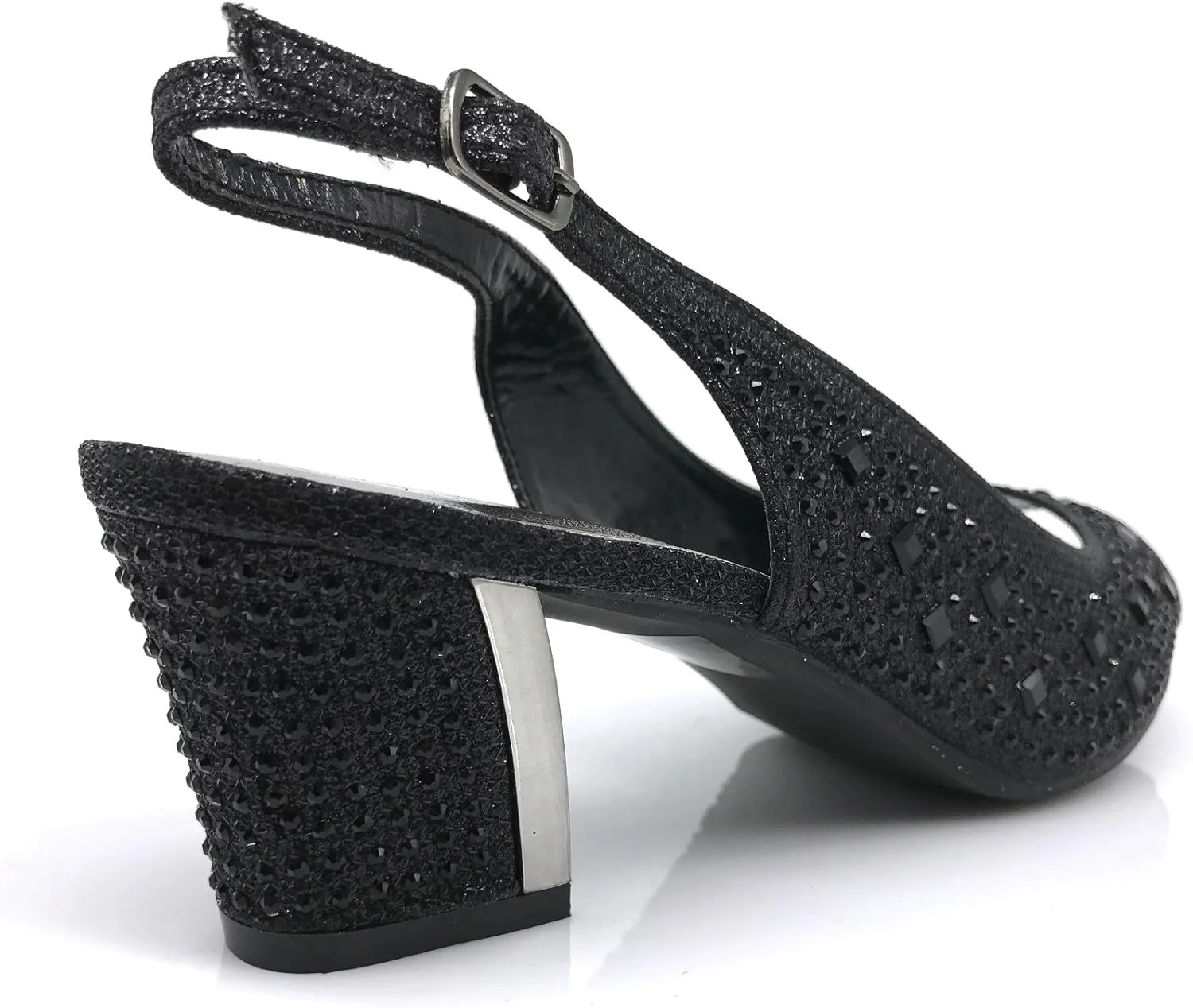Enzo Romeo Lime01 Womens Open Toe Low Heel Wedding Rhinestone Wedge Sandal Shoes