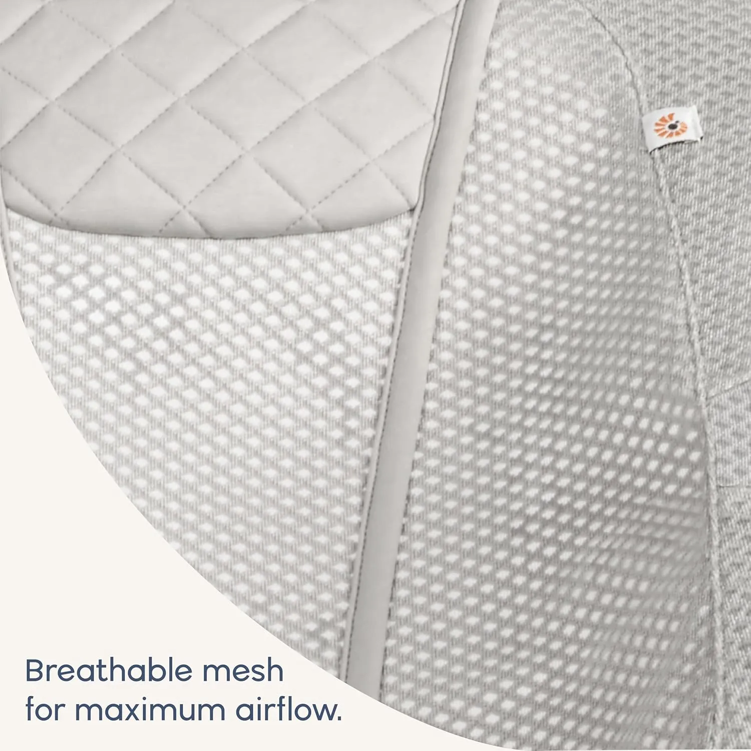 Ergobaby Evolve 3-in-1 Mesh Bouncer, Adjustable Multi Position Baby Bouncer Seat, Fits Newborn to Toddler, Cream Mesh