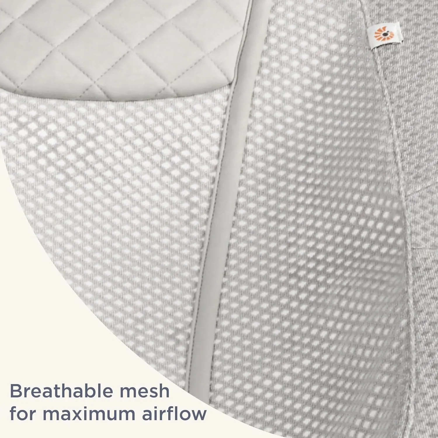 Ergobaby Evolve 3-in-1 Mesh Bouncer, Adjustable Multi Position Baby Bouncer Seat, Fits Newborn to Toddler, Grey Mesh