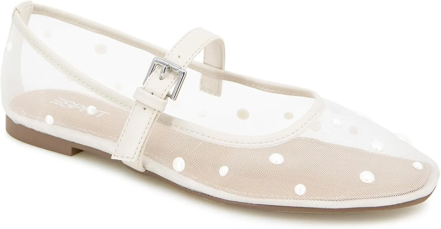 Esprit Women's Nicola Mj Pearl Mary Jane Flat