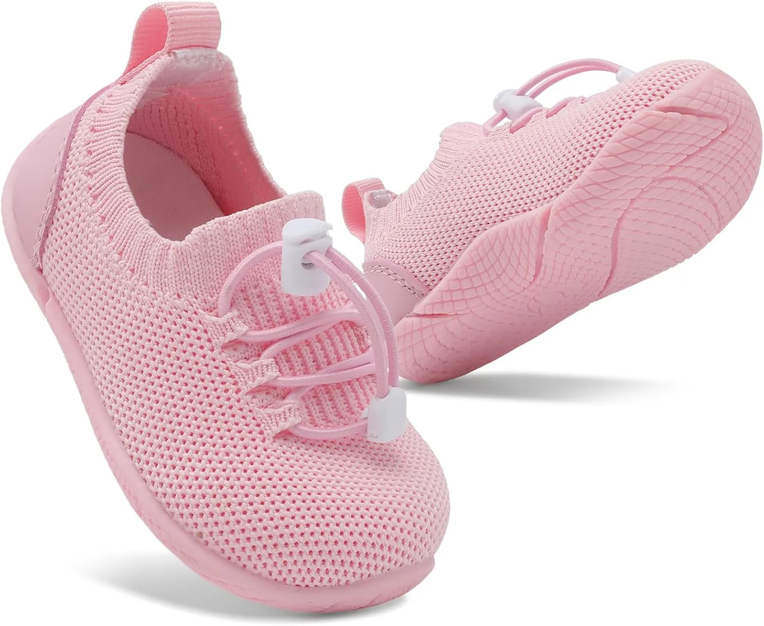 FEETCITY Baby Shoes Boys Girls First Walking Shoes Infant Sneakers Crib Shoes Breathable Lightweight Slip On Shoes