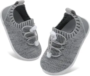 FEETCITY Baby Shoes Boys Girls First Walking Shoes Infant Sneakers Crib Shoes Breathable Lightweight Slip On Shoes