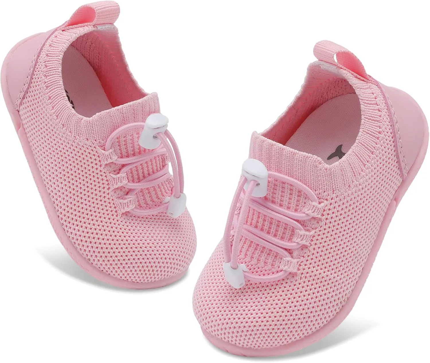 FEETCITY Baby Shoes Boys Girls First Walking Shoes Infant Sneakers Crib Shoes Breathable Lightweight Slip On Shoes