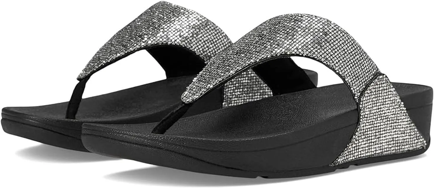 FitFlop Women's, Lulu Glitter Thong Sandal
