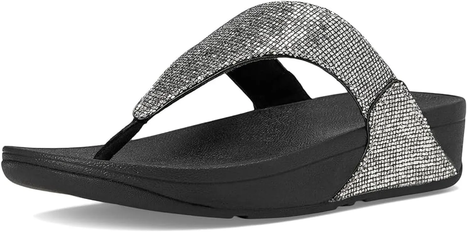 FitFlop Women's, Lulu Glitter Thong Sandal