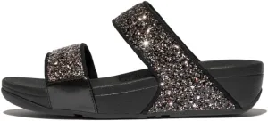 FitFlop Women's Lulu Multi-Tonal Glitter Slides Wedge Sandal