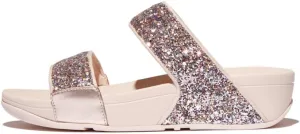 FitFlop Women's Lulu Multi-Tonal Glitter Slides Wedge Sandal