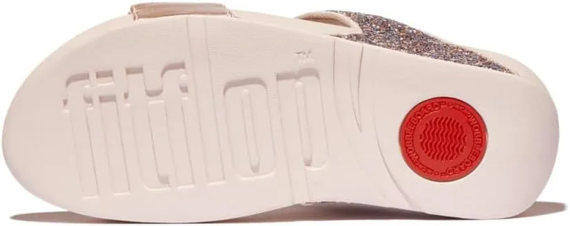 FitFlop Women's Lulu Multi-Tonal Glitter Slides Wedge Sandal