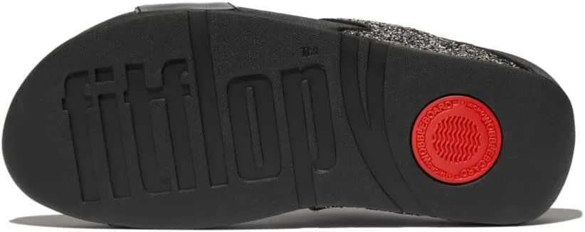 FitFlop Women's Lulu Multi-Tonal Glitter Slides Wedge Sandal