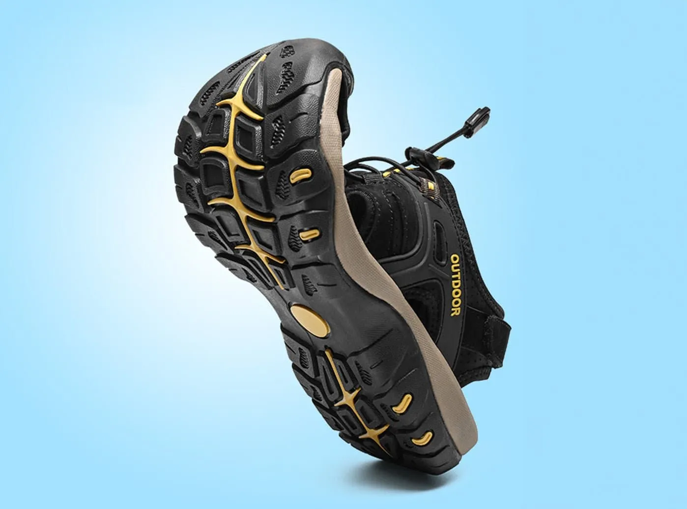 FitVille Herren TrekToe Sandalen V2