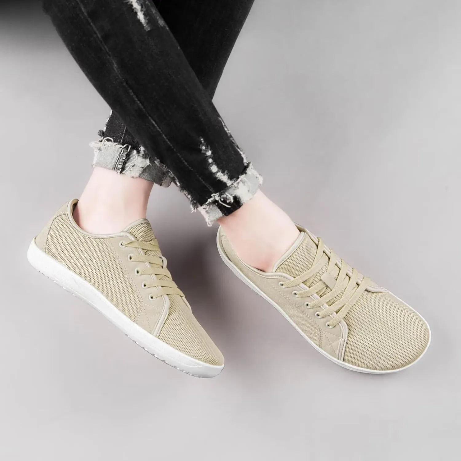 Flat Shoes Women Wide Toe Barefoot Indoor Casual Breathable Comfortable Classic