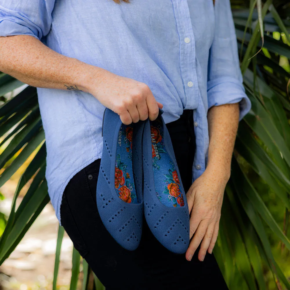 FLAT SOCKS | Blue Jean Baby
