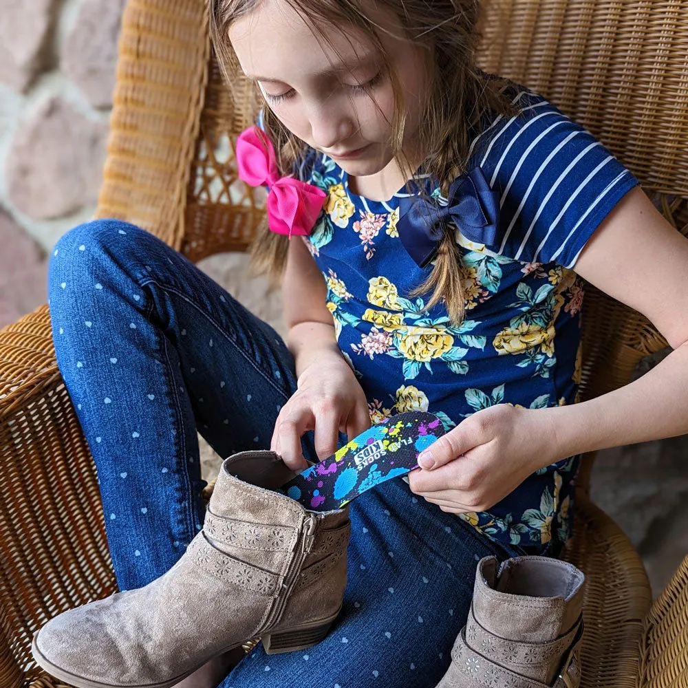 FLAT SOCKS Kids | Paint Splatter