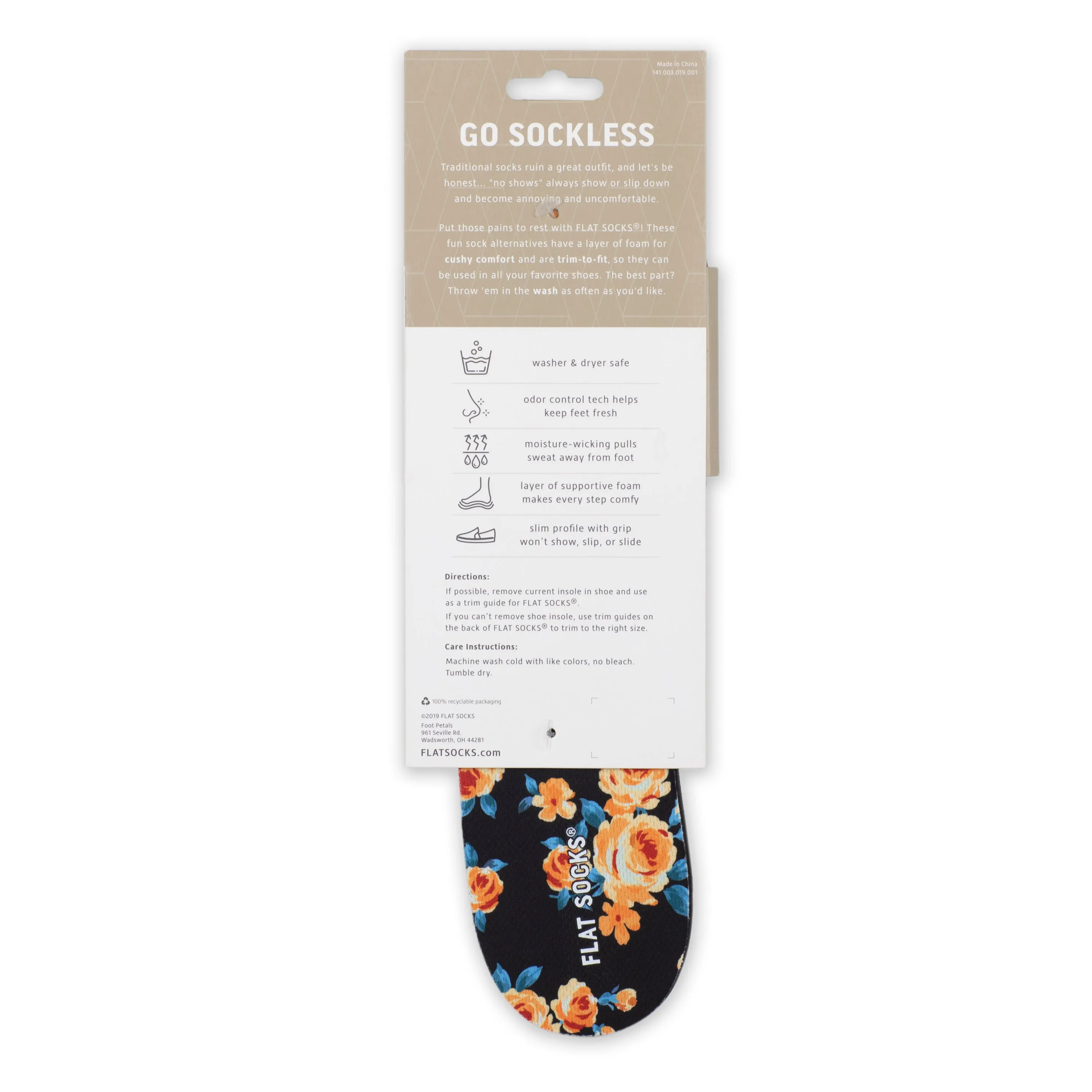 FLAT SOCKS | Peachy Rose