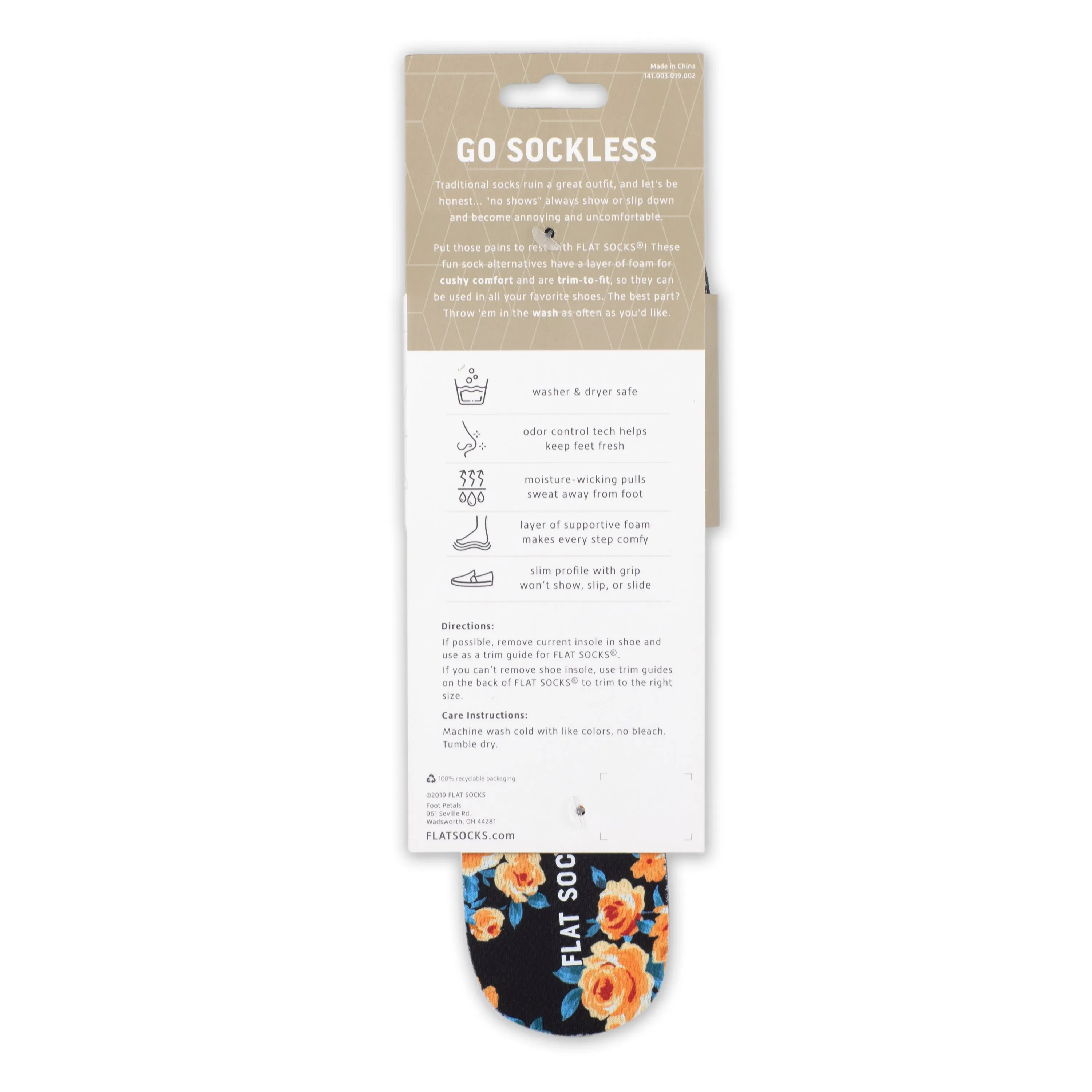 FLAT SOCKS | Peachy Rose