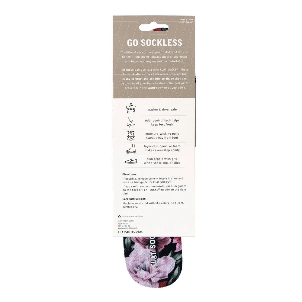 FLAT SOCKS | Pink Peony