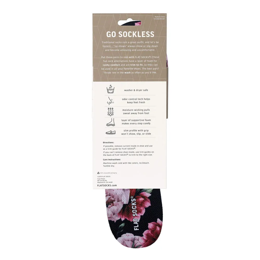 FLAT SOCKS | Pink Peony