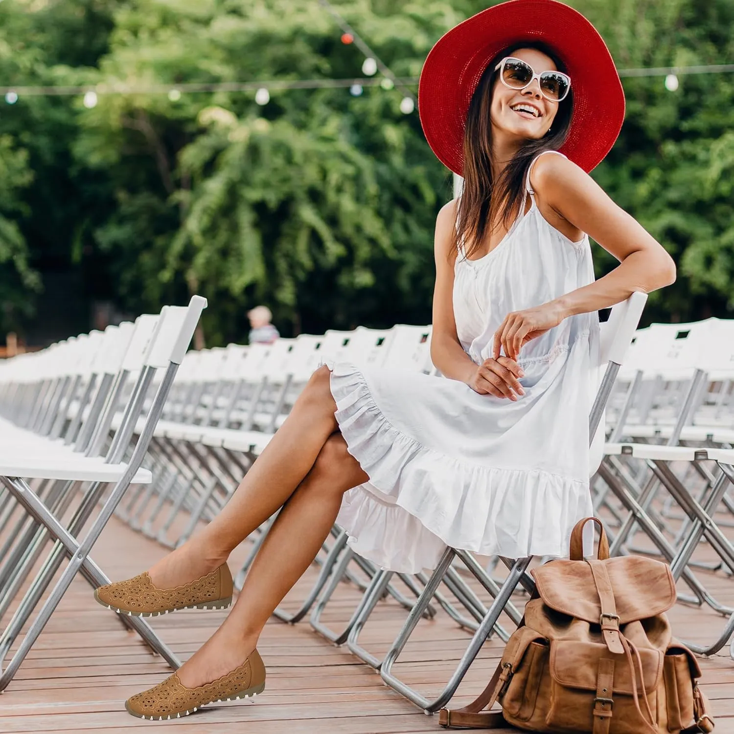 Flats for Women Ballet Shoes: Comfortable Closed Toe Dressy Shoes for Womens Slip on Ballet Flats