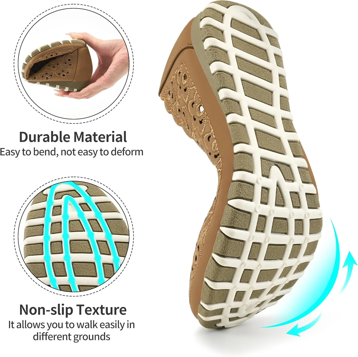 Flats for Women Ballet Shoes: Comfortable Closed Toe Dressy Shoes for Womens Slip on Ballet Flats