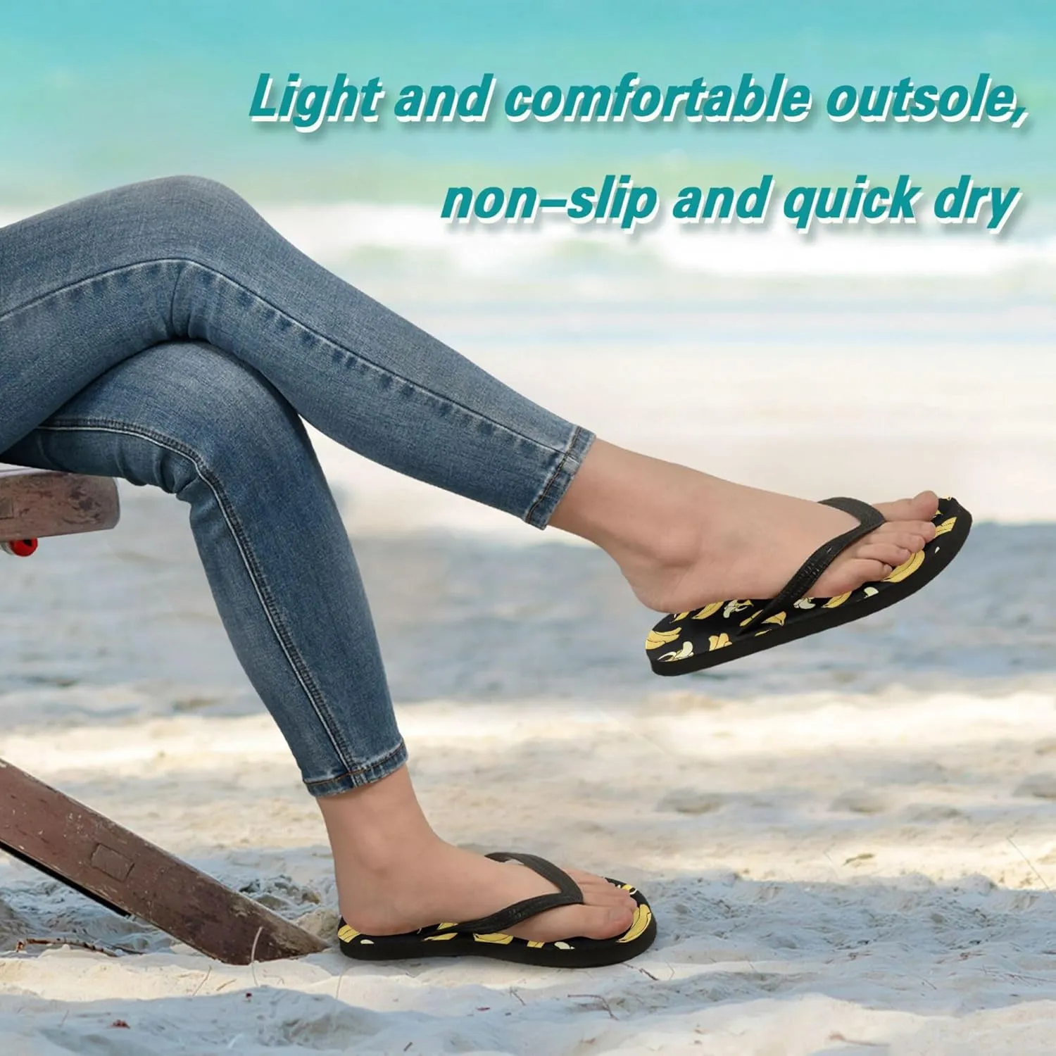 Flip Flops for Men Women Summer Beach Sandal Bathroom Shower Shoes