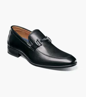 Florsheim Men's Zaffiro Moc Toe Bit Loafer Black