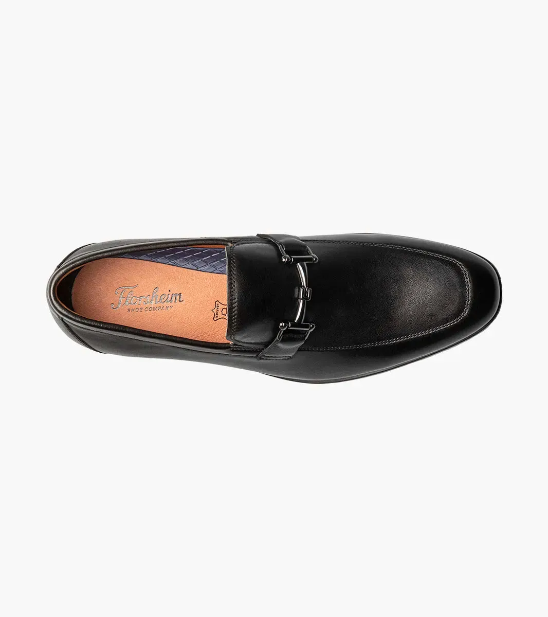 Florsheim Men's Zaffiro Moc Toe Bit Loafer Black