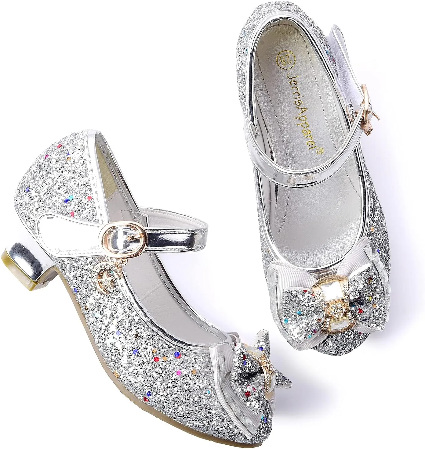 Flower Girls Princess Costume Party Dress Glitter Shoes Mary Janes