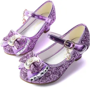 Flower Girls Princess Costume Party Dress Glitter Shoes Mary Janes