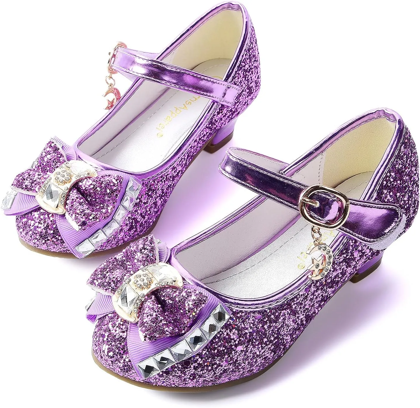 Flower Girls Princess Costume Party Dress Glitter Shoes Mary Janes