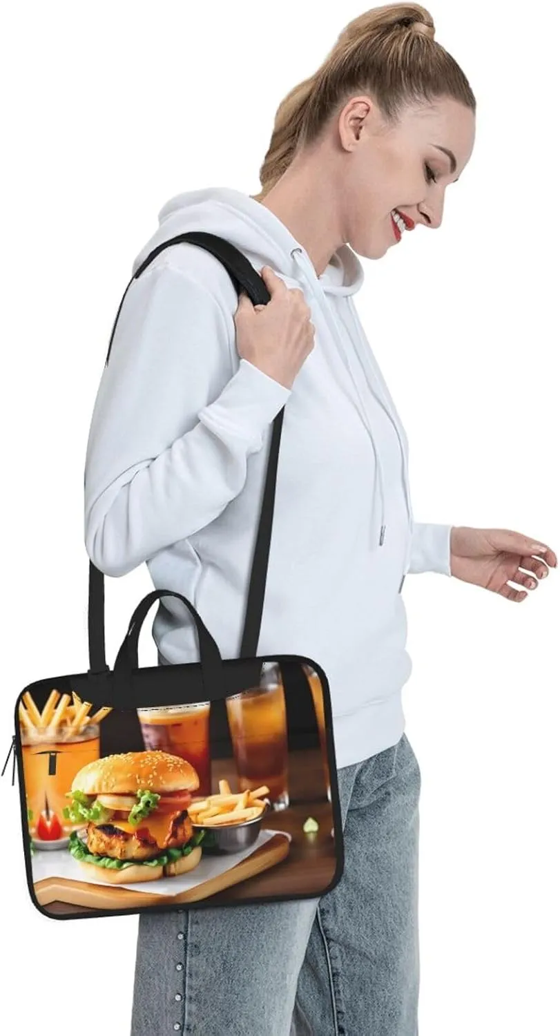 Flowers Colorful Butterfly 1 Stylish And Lightweight Laptop Messenger Bag,Handbag,Briefcase,Perfect For Business Travel