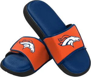 FOCO Denver Broncos NFL Mens Foam Sport Slide - S