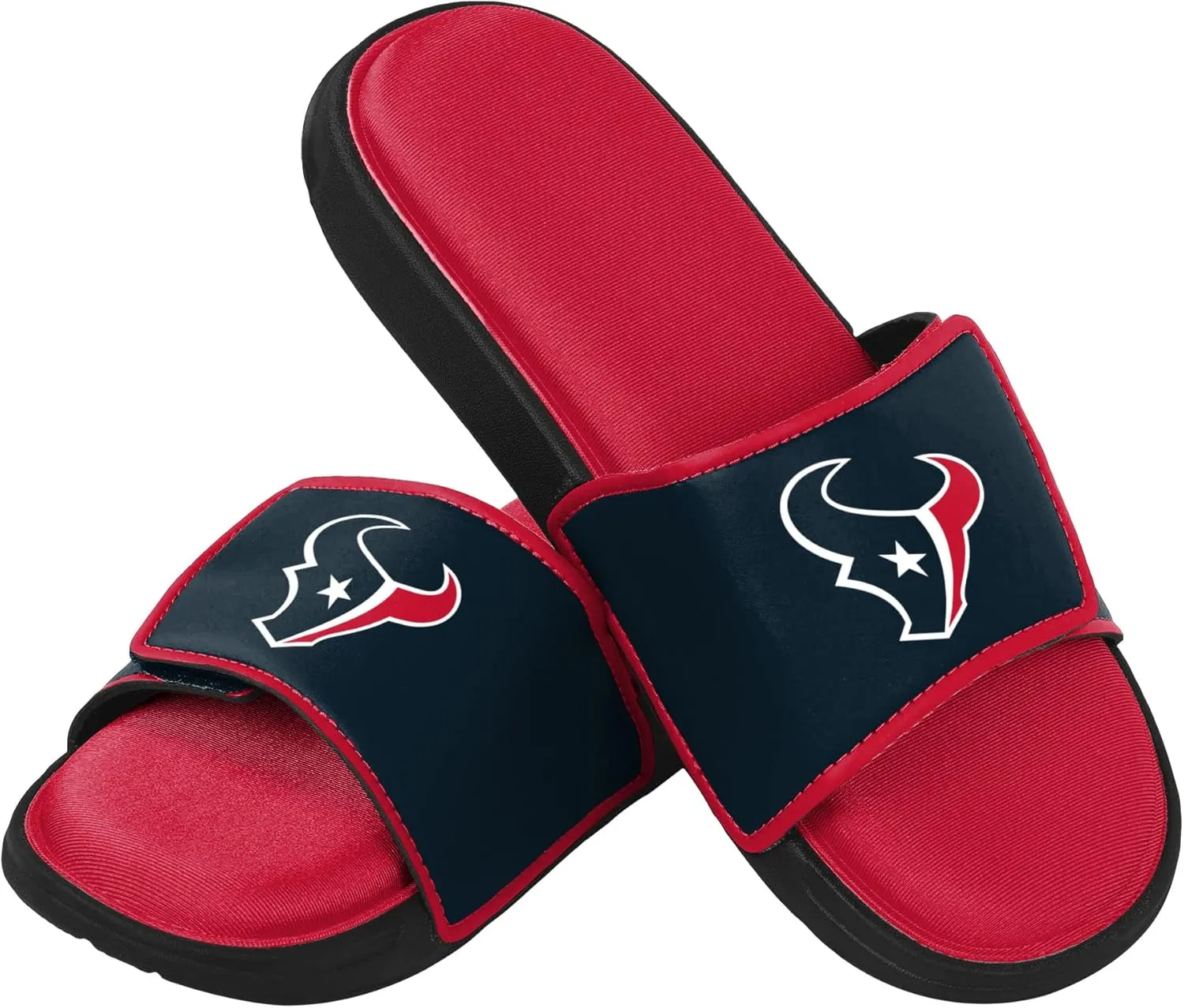 FOCO Houston Texans NFL Mens Foam Sport Slide - M