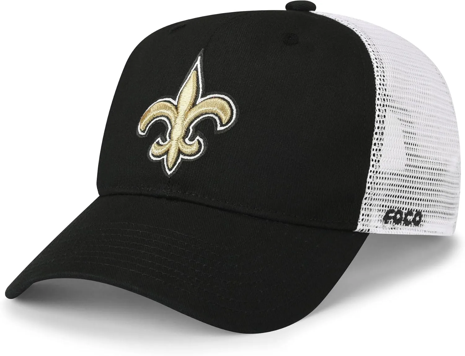 FOCO Men's NFL Team Logo Mesh Trucker Rf Hat Caps