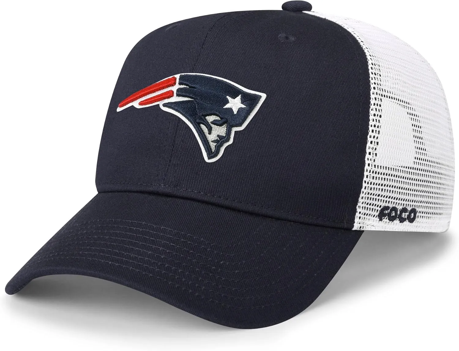 FOCO Men's NFL Team Logo Mesh Trucker Rf Hat Caps