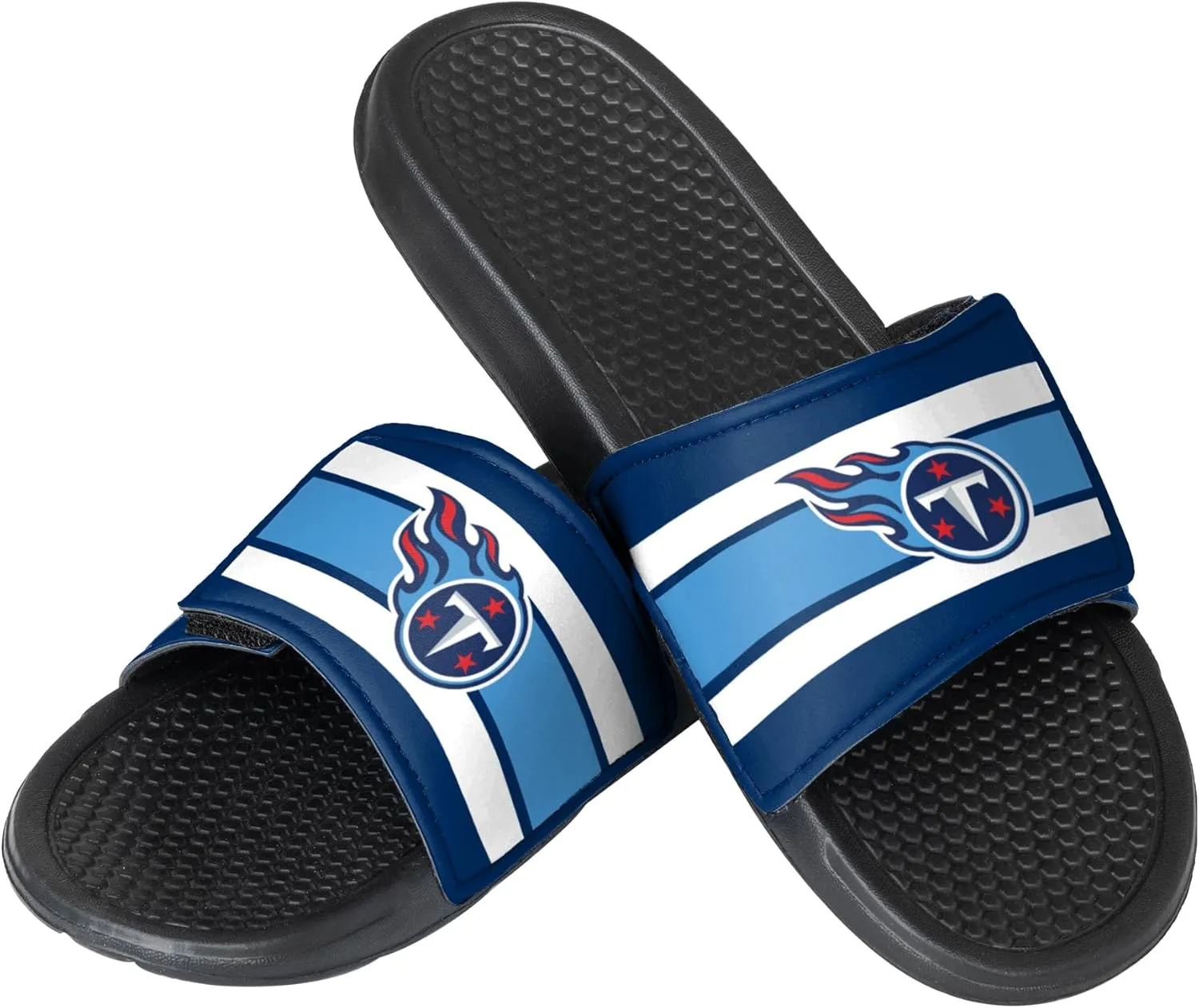FOCO Youth NFL Stripe Legacy Sport Slide