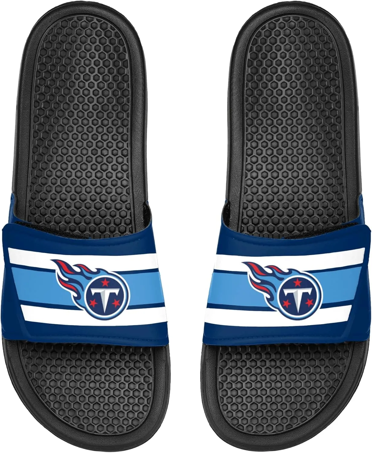 FOCO Youth NFL Stripe Legacy Sport Slide