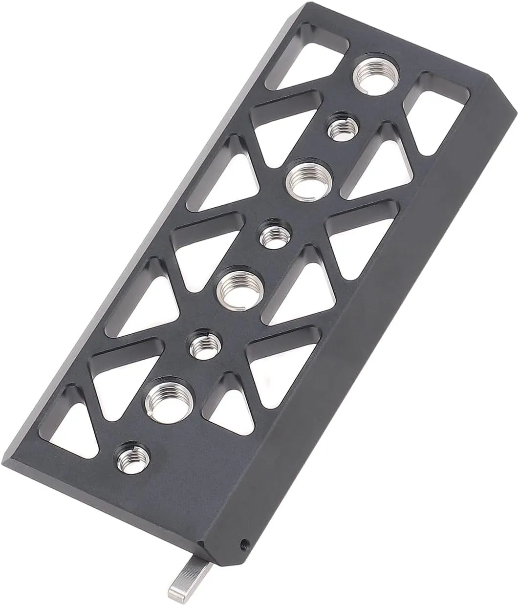 FocusFoto 5" Dovetail Bridge Plate Bottom Tripod Baseplate Lightweight Base Plate Mount for Tilta Standard Camera Cage