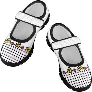 Forchrinse Bling Bling Print Girls Mary Jane Flat,Toddle Sliver Shining Print Dress Shoes Ballet Flat for Flower Girls Costume Party Dress Shoes,Causal Back to School Shoes,Size 11-2.5
